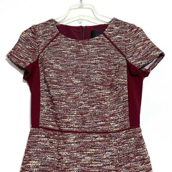 J. Crew Mixed Tweed Metallic Boucle Fit and Flare Dress - Picture 5 of 14